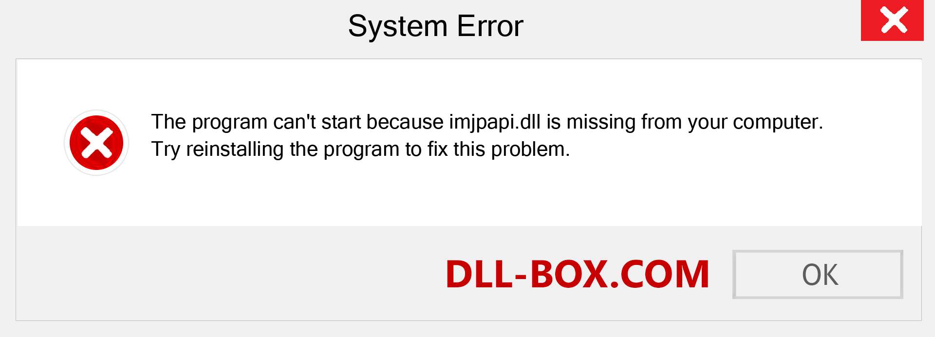  imjpapi.dll file is missing?. Download for Windows 7, 8, 10 - Fix  imjpapi dll Missing Error on Windows, photos, images
